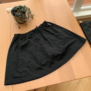 black mini athletic tennis skirt nike